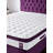 Ultra Firm Orthopedic Mattress, White and Purple, 55.1 x 78.7 x 9.8 inches | Knitted Fabric Cover, Multi Spring System, Memory Foam, Comfort Layer Foam, Edge Support, Quilted Linen | Perfect for Restful Sleep & Back Support-392425399