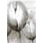Three White Tulips - Framed Canvas for Living Room Decor