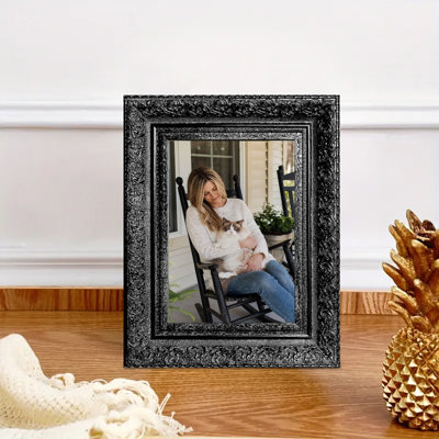 Cadre photo 3 pièces 5 "x 7" noir pour la fête des pères