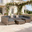 6 - Person Patio Conversation Set with Cushions