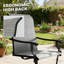 Chaises de patio pivotantes Modern, maille d'acier, confort extérieur