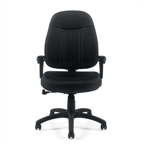 Polyester Blend Task Chair, Black
