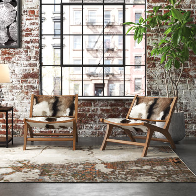 Delilah 66.04Cm Wide Leather Match Lounge Chair