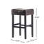 30-inch Leather Backless Bar Stool,Set of 2