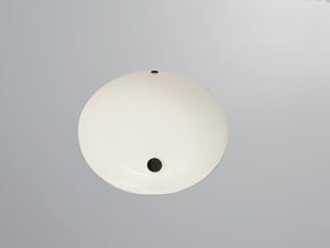 Proflo 16'' Biscuit Vitreous China Oval Bathroom Sink