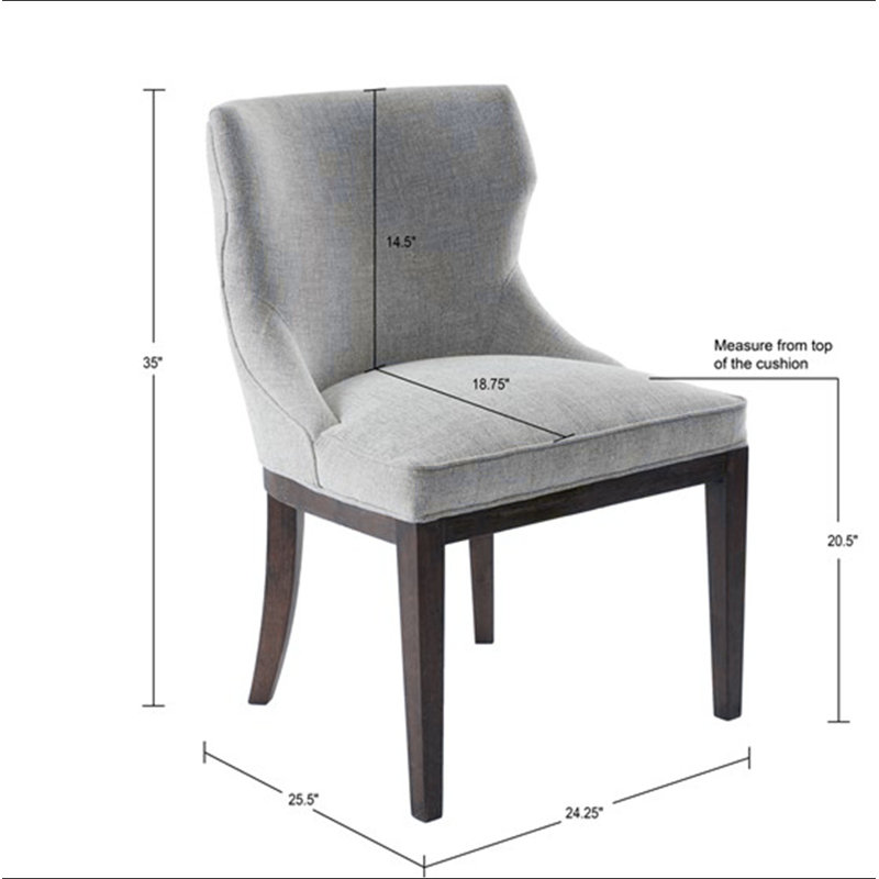 Ensemble de 2 chaises d'appoint Hutton