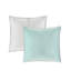 Édredon 8 pièces grand / gris, literie, avec détails décoratifs, 2 coussins-124539653