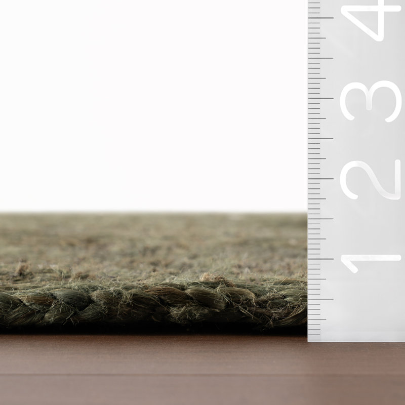 Laux Textured Handmade Jute Rug, Rectangle 8'6" x 11'6"
