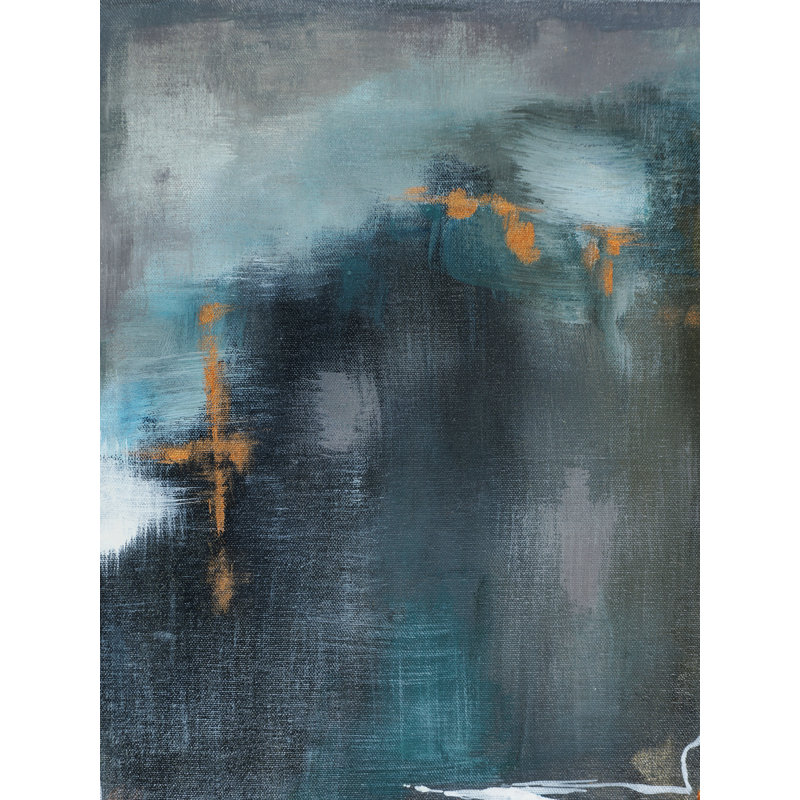 Silk Hues Print by Novi Lim, Black Framed Paper, 31.2" H x 25.2" W