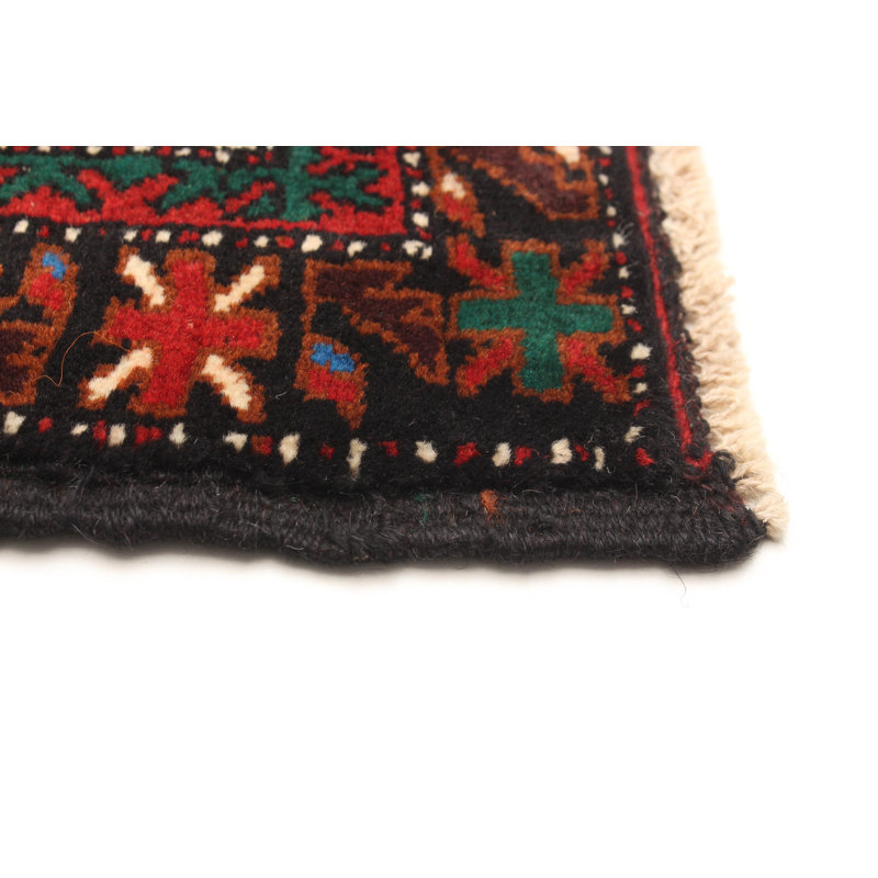 Tapis brun foncé Teimani 3 pi 11 po x 6 pi 2 po