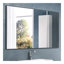 Miroir mural de salle de bain moderne avec cadre en aluminium-1081734790