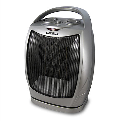 Portable Oscillating Ceramic Heater w/ Thermostat