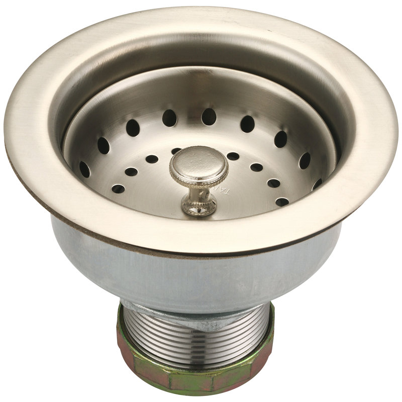 Basket Strainer, Brushed Nickel