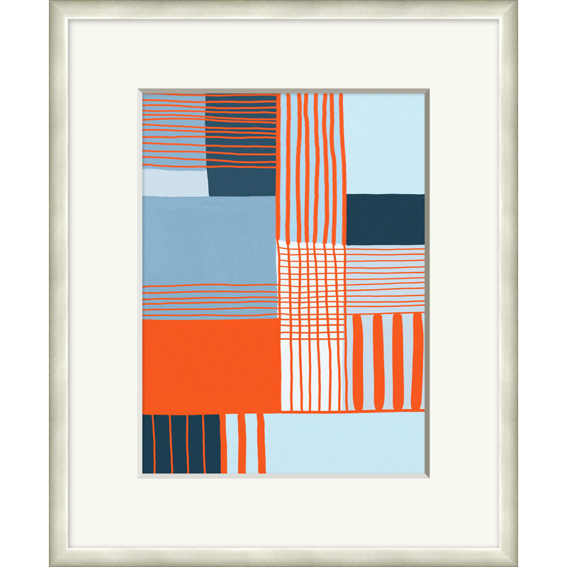 Scoop 3 - Peinture encadrée sur papier