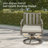 Azur Square 8 - Person 63.2" Long Dining Set with Sunbrella® Cushions