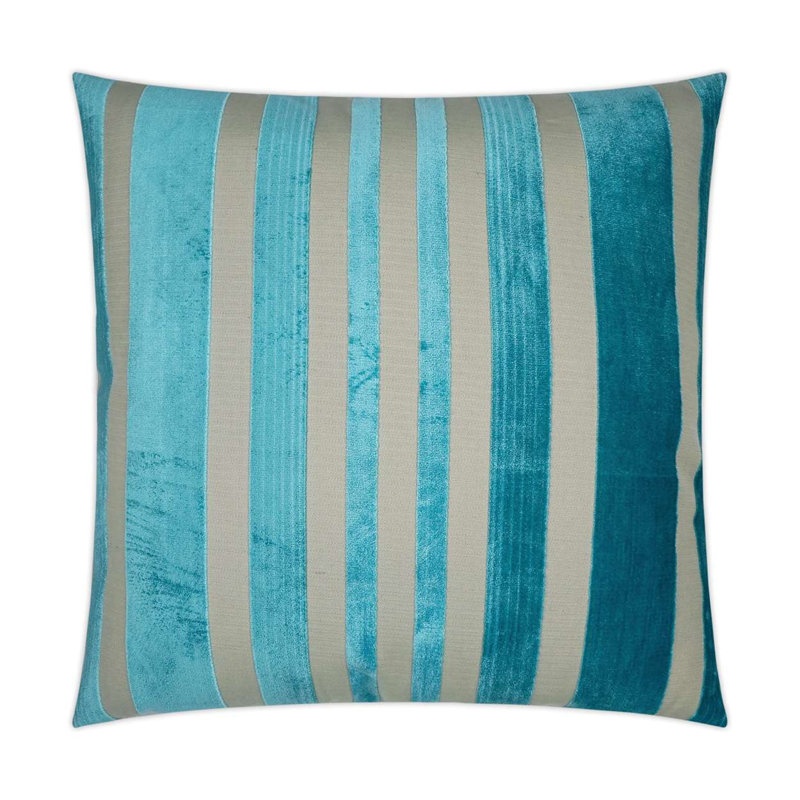 Cayman Pillow Cover & Insert, Laguna Striped, Square 20"