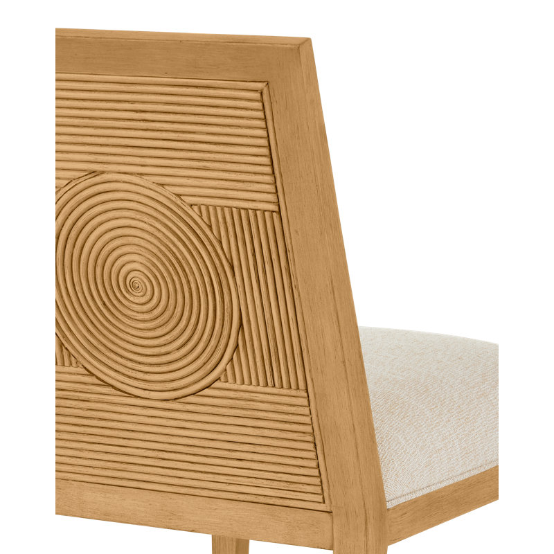 Santos Vintage Side Chair, Barrett Dusk, Beige Polyester Blend, Sea Sand