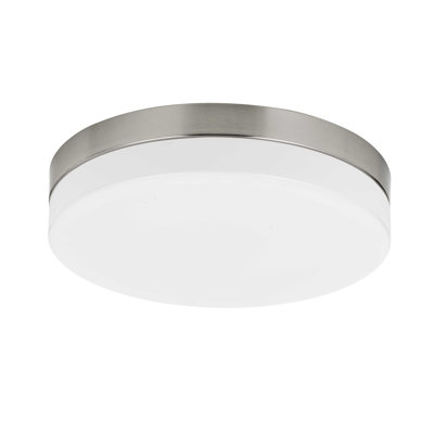 Plafonnier encastré 1 lumière à del à cercle simple 14 po Larrick