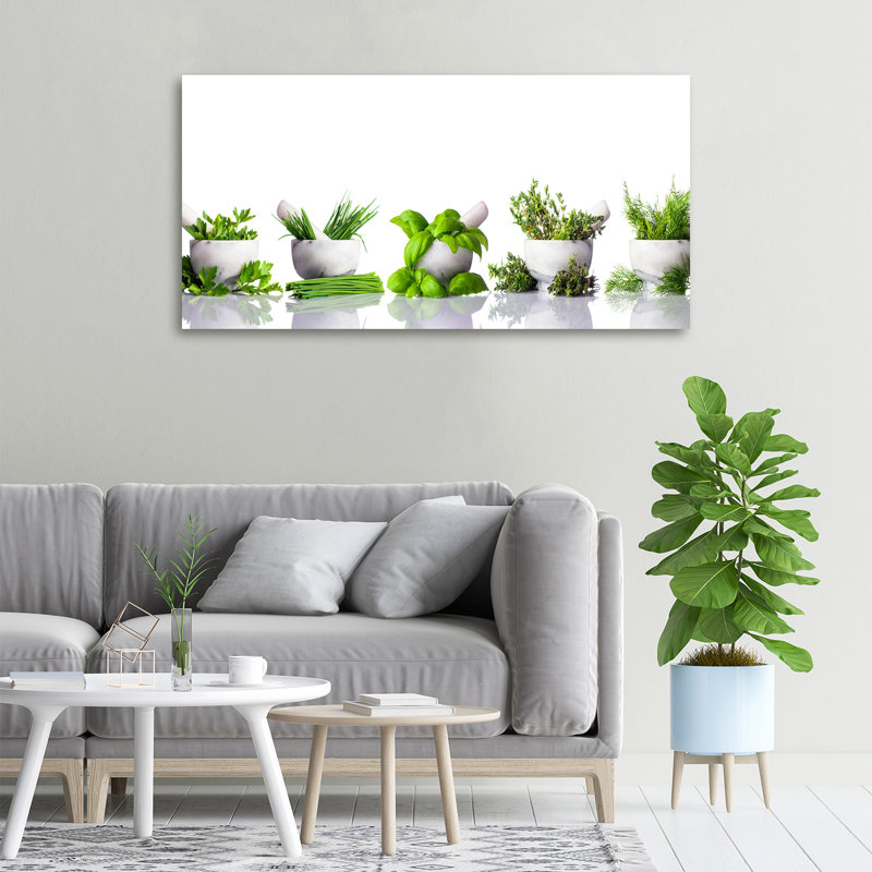 Herbs - Wrapped Canvas Print