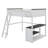 Queen Size Loft Bed (Desk, Open Shelf, Storage Box & USB Charging Station)