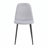 5-Piece Mid-Century Modern Round Dining Set with Pedestal Table and Faux Leather Chairs-806631375