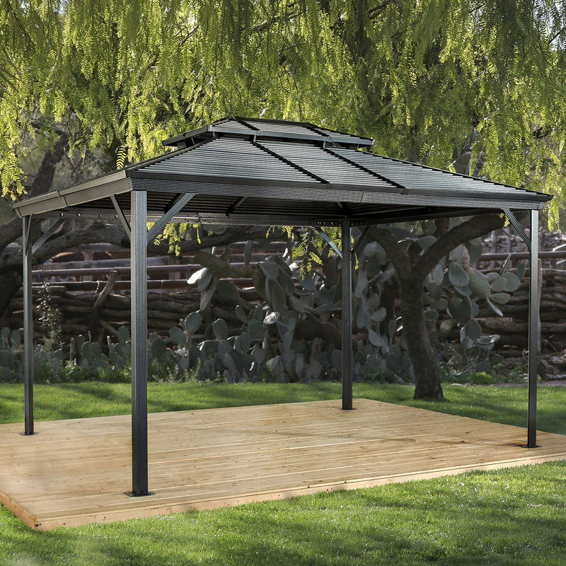 Sojag Ventura II Gazebo 3m x 3.7m, 273cm H x 297cm W x 362cm D