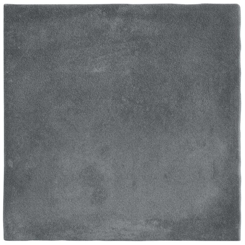 Paula Purroy Talia 5x5 Matte Ceramic Tile, Steel Blue
