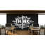 Adhésif décoratif nuage de mots «Think Word» - décoration de bureau, art créatif, mots inspirants - art mural unique pour les espaces de travail - idée-1059804848-1059804839