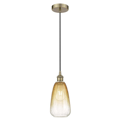 Mini-luminaire suspendu avec cordon 6 lumières Edison