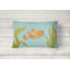 Coussin décoratif intérieur/extérieur matin fish