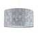 Monza 24cm H x 46cm W Cotton Drum Pendant Shade ( Clip On ) in Gray