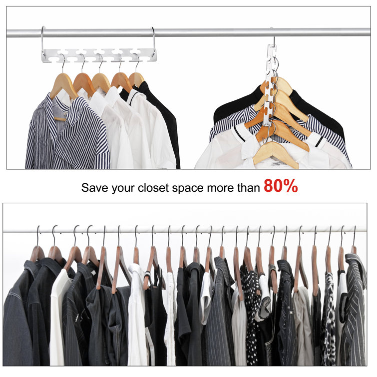 Rebrilliant Metal Multi - Layer Hanger for Dress/Shirt/Sweater & Reviews -  Wayfair Canada