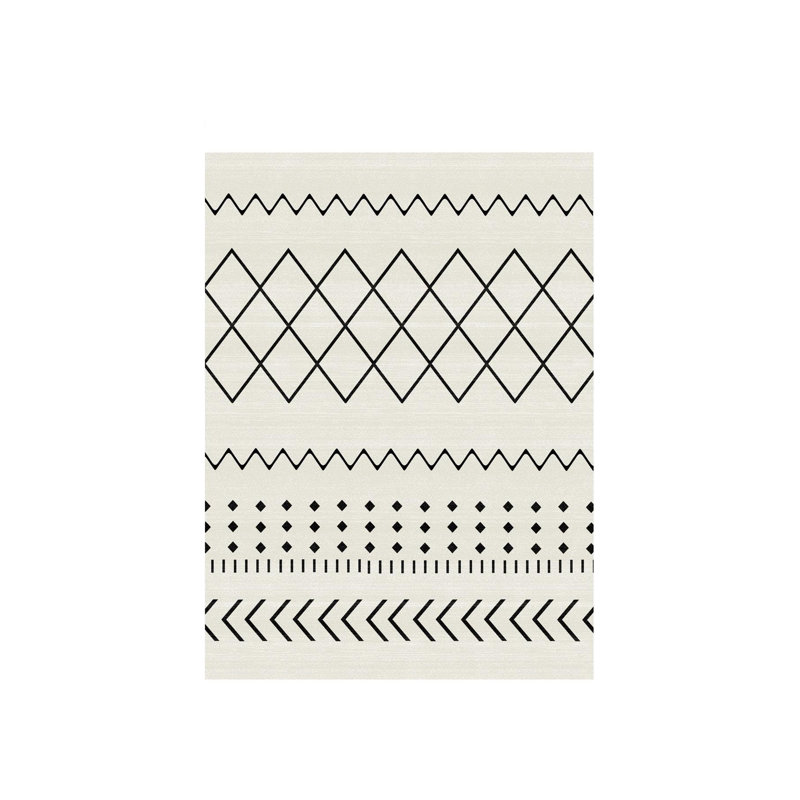 Tapis Derak avec envers antidérapant, Tapis de couloir 3 pi 3 po x 8 pi 2 po