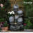 Weather Resistant Floor Fountain with Light