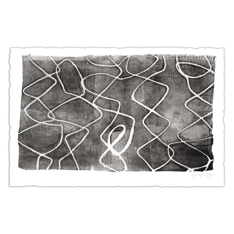 Frequency IV by Jennifer Goldberger - Wrapped Canvas Painting, 30cm H x 46cm W x 3.8cm D