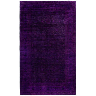 Rachal One-of-a-Kind Hand-Knotted Area Rug - Purple, 10' 0" x 16' 10"