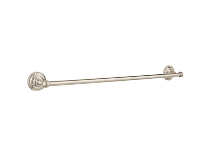Redmond Wall Mounted Towel Bar, Brushed Nickel