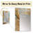 Gold Blue Transcendent Liquid Ink II - Marble Wall Mirror, Gold Decorative Mirror, Printed Metal Art-79791461