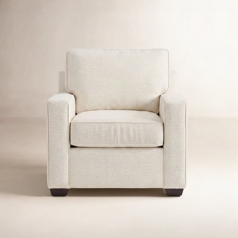 Fauteuil Taylor, Natté perle Conversation