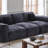 Chenille Minimalist Straight Sofa