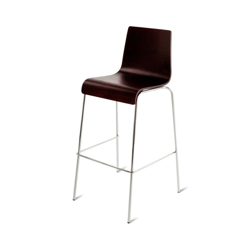 Full Back Bar & Counter Stool, Technical White Oak, Bar Stool (30.4" Seat Height)