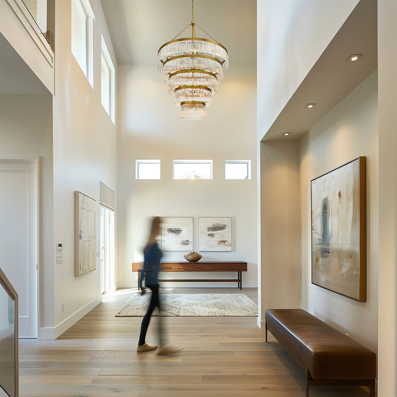 Nikiforos 30 Light Modern Gold Chandelier