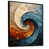 Black Floater Framed