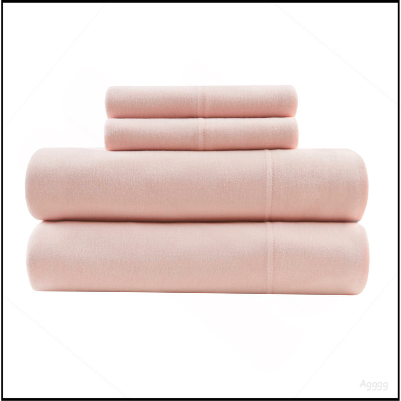 Ensemble de draps toutes saisons grand, Queen Duvet Cover + 3 Additional Pieces, Rosé