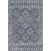 Ammann Geometric Handmade Tufted Wool Navy/White Area Rug