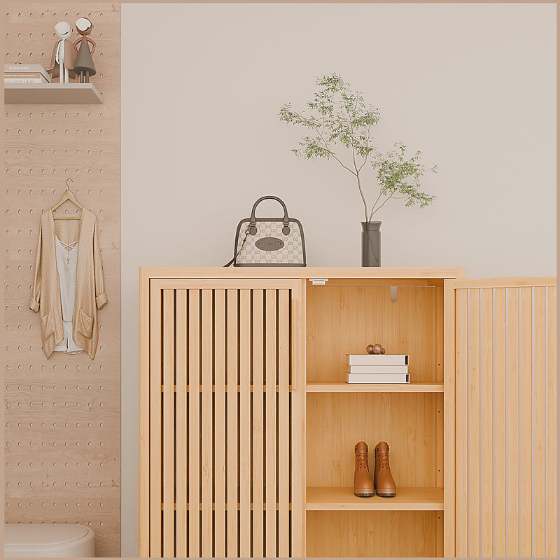 Armoire de rangement de 42 pouces de grande capacité, qui peut être utilisée comme armoire à chaussures