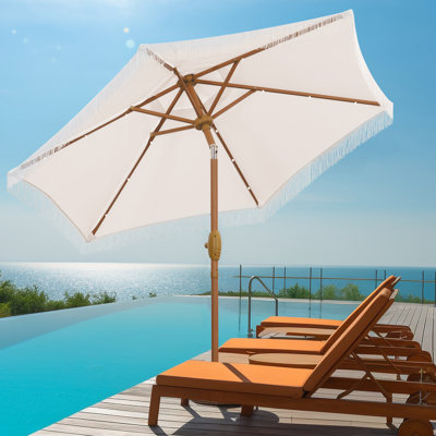 Parasol de patio 7,5 pi avec inclinaison et manivelle Arlmont & Co.