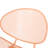 Stylish Outdoor Chairs  2 , 25.88"D X 33.31"H, Orange Finish Seating  2 , 24.09"W Orange, Narrow