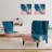 Brechta Vibrant Curve Design II - Velvet Upholstered Modern Slipper Chair-71876125