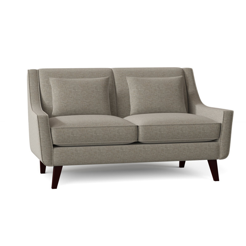 Gros Upholstered 61'' Loveseat, Thrillist Parchment Sustain®